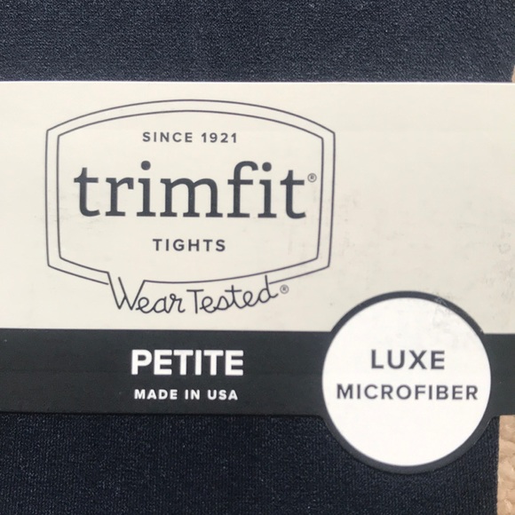 NWT trimfit navy tights - Picture 2 of 4